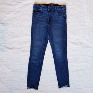 Gap Denim High Rise Universal Legging Frayed Hem